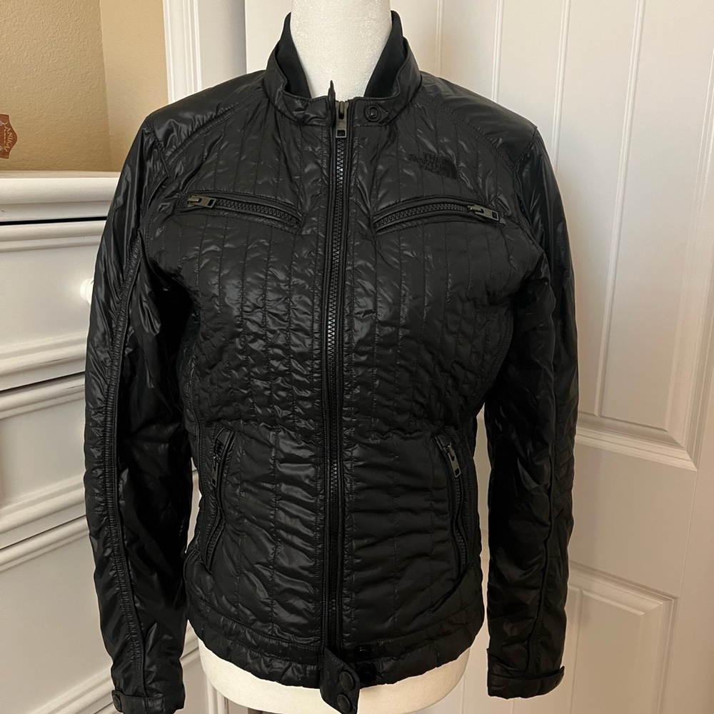 TNF Moto-style Quilted Jacket